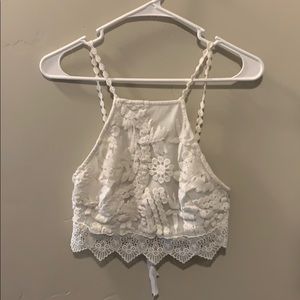 Lacey crop top